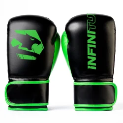 Veloce Apex Boxing Gloves Black and Green