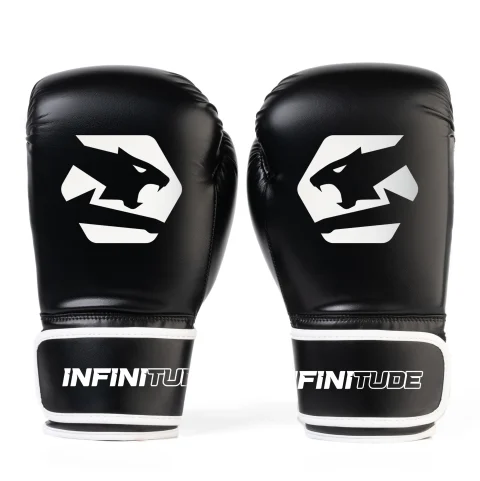 Veloce Infinity Jet Black Boxing Gloves