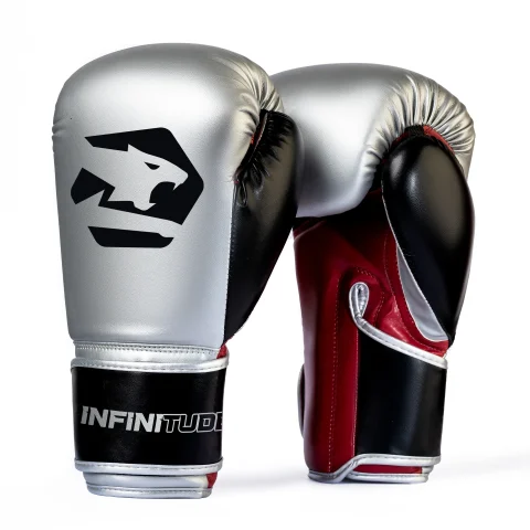 Veloce Titan Boxing Gloves Silver