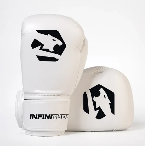 Veloce Titan White Boxing Gloves