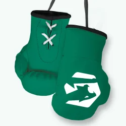 green mini boxing gloves