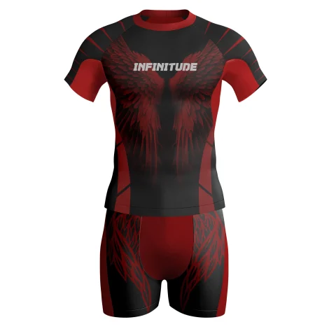 Red Eagle mens bjj Rash Guard