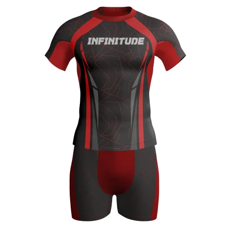 Premium black spectrum Rash Guard